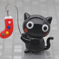 ゆらゆら靴下クロネコ