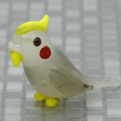 オカメインコのガラス細工