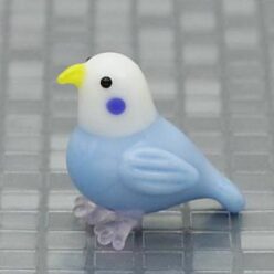 セキセイインコのガラス細工