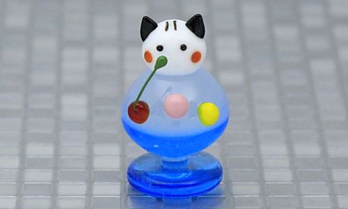 トロピカルにゃんこのガラス細工