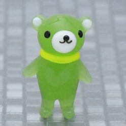 クマのガラス細工