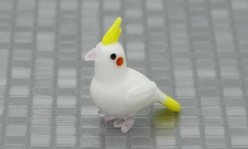 オカメインコのガラス細工