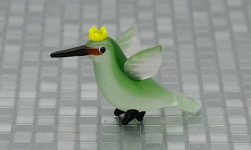 鳥のガラス細工