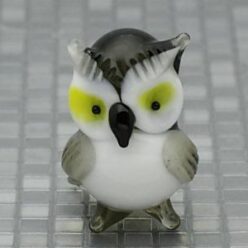 ミミズクのガラス細工